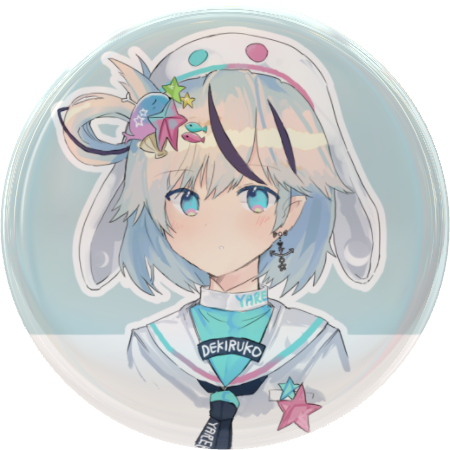 パレプロ 夏渚まはろ 缶バッチ