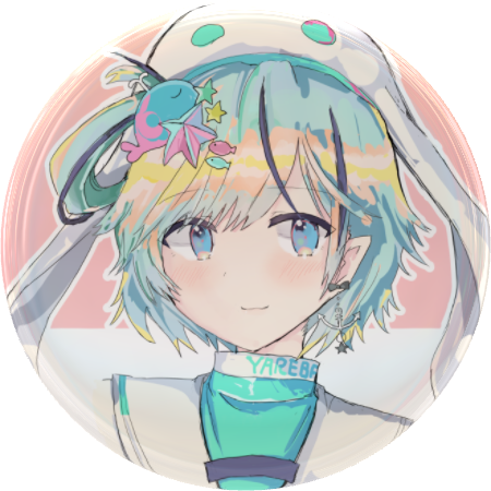 パレプロ 夏渚まはろ 缶バッチ