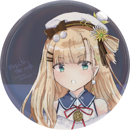 茉白モモナ 缶バッチ